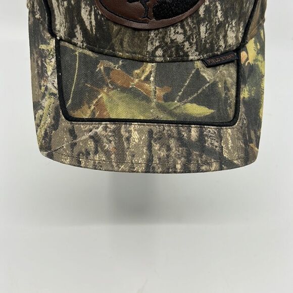 Mossy Oak Camouflage Hat Hunt Woodland Camo Fish Baseball Velcro Backstrap - Picture 4 of 14